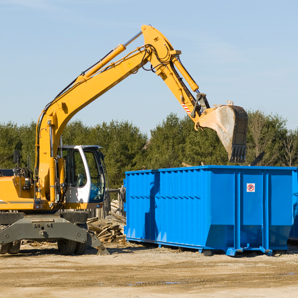 how does a residential dumpster rental service work in Milanville